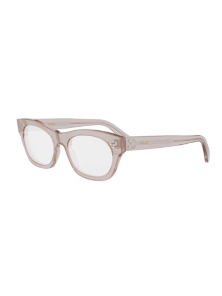 Celine Cl50166i 045 53 Shiny Brown Eyeglasses 50166i